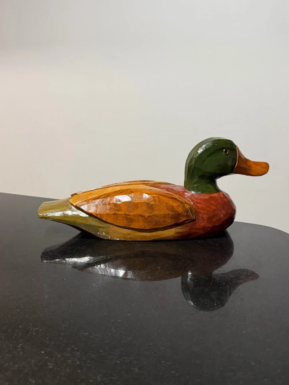 Wooden Carved Duck